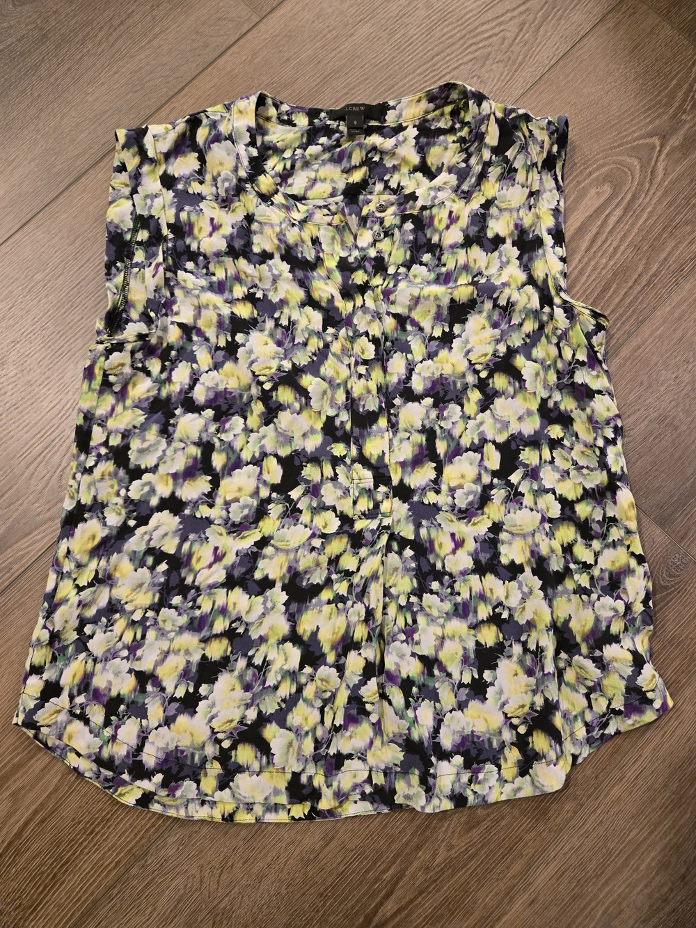 100% Silk Sleeveless Blouse